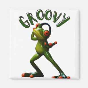 Íman Sapo Verde Groovy