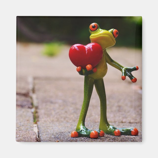 Íman Sapo vermelho (Frente)