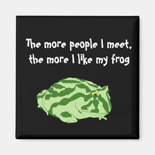 Íman Sapos Pacman Melhor Que Pessoas? (Frente)