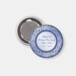 Íman Sapphire 45º Aniversário de Casamento Magnet