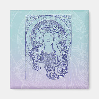 Íman Sarah Bernhardt por Mucha