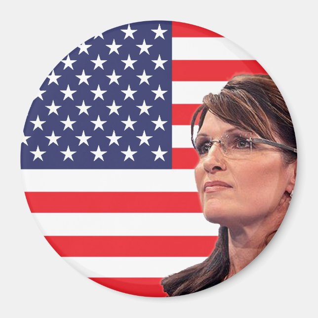 Íman Sarah Palin Fotografia Magnets (Frente)