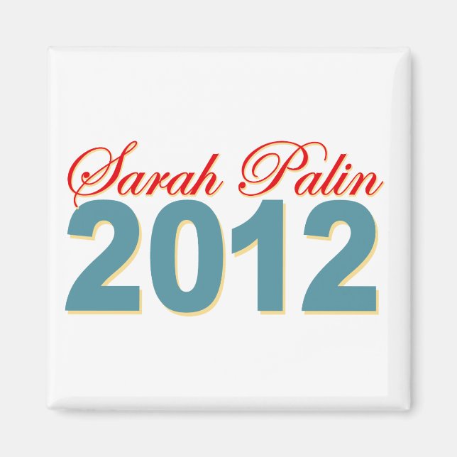 Íman Sarah Palin Presidente 2012 (Frente)