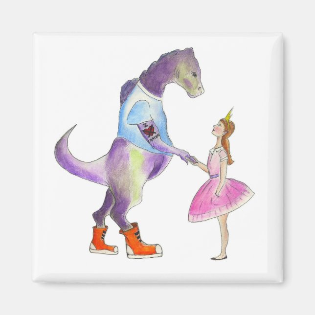 Íman Sarah & The Dinosaur Magnet (Frente)