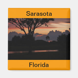 Íman Sarasota, Florida Sunset sobre Lake Magnet