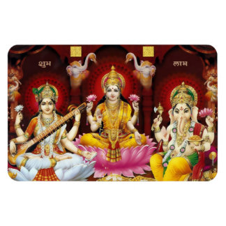 Íman Saraswati, Lakshmi, & Ganesha Flexi Magnet