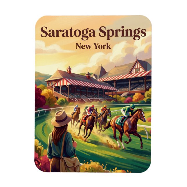 Íman Saratoga Race Course EUA (Vertical)