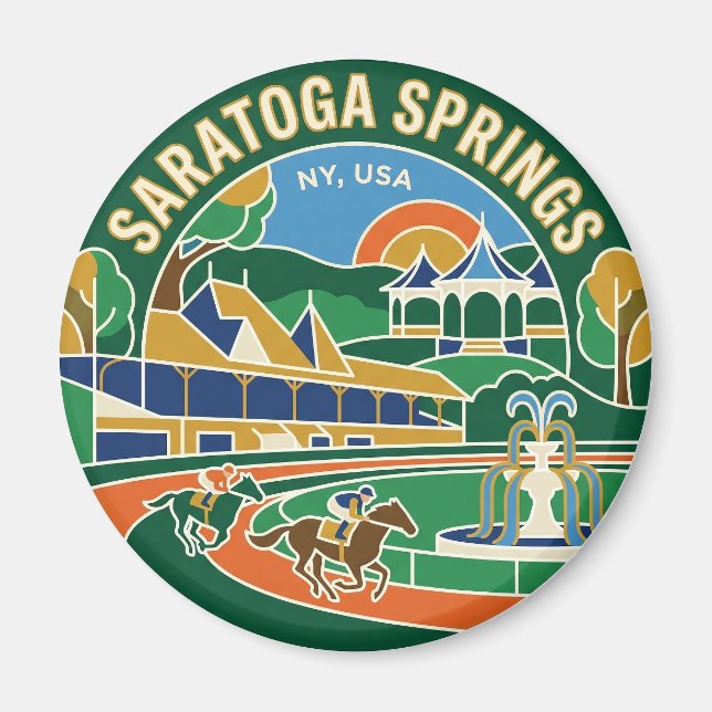 Íman Saratoga Springs, NY, EUA EUA (Frente)