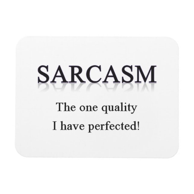Íman Sarcasm Magnet (Horizontal)