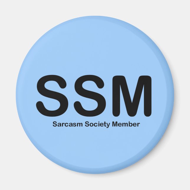 Íman Sarcasm Magnet (Frente)