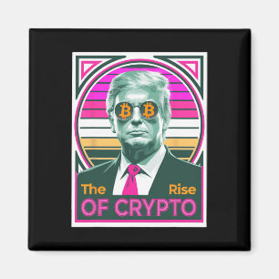 Íman Sarcastic Trump Elevação De Crypto Bitmoney King T