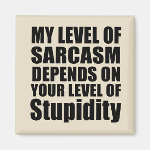 Íman Sarcástico engraçado diz citações famosas