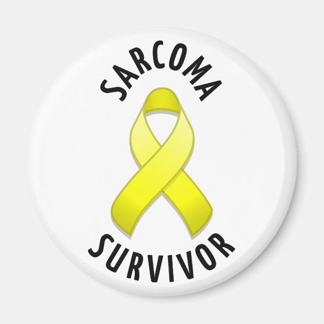 Íman Sarcoma Survivor Magnet (Frente)