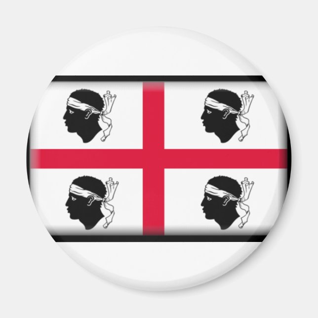 Íman Sardenha Flag (Frente)