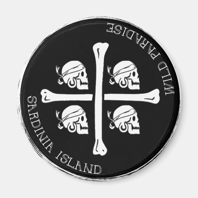 Íman Sardenha, Paraíso Selvagem - Magnet (Frente)