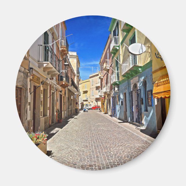Íman Sardenha - rua principal em Carloforte (Frente)