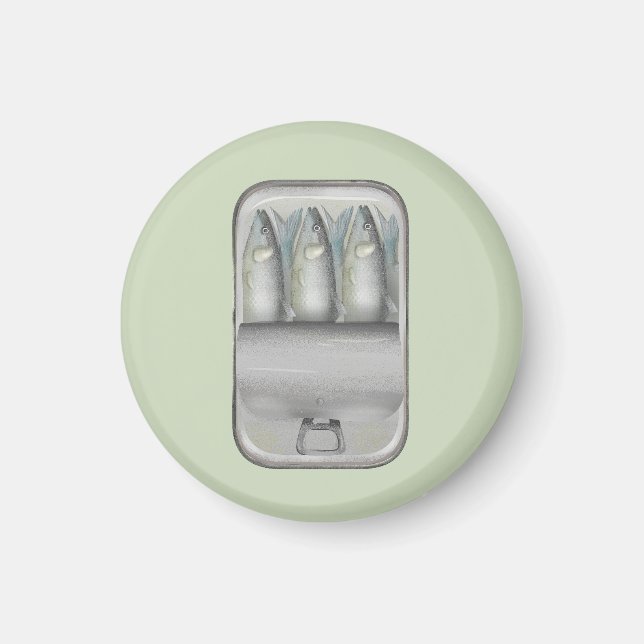 Íman Sardinhas numa lata de estanho (Frente)