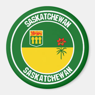 Íman Saskatchewan Round Emblem