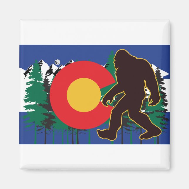 Íman Sasquatch Bigfoot (Frente)