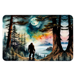 Íman Sasquatch em Ridge, olhando para o Oceano