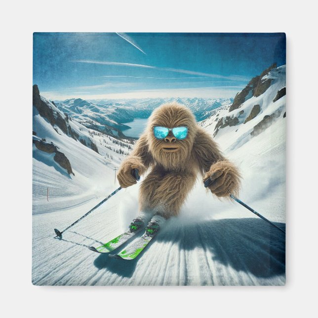 Íman Sasquatch o Skier (Frente)