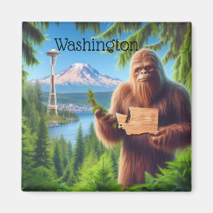 Íman Sasquatch Washington Souvenir Viagem Gift
