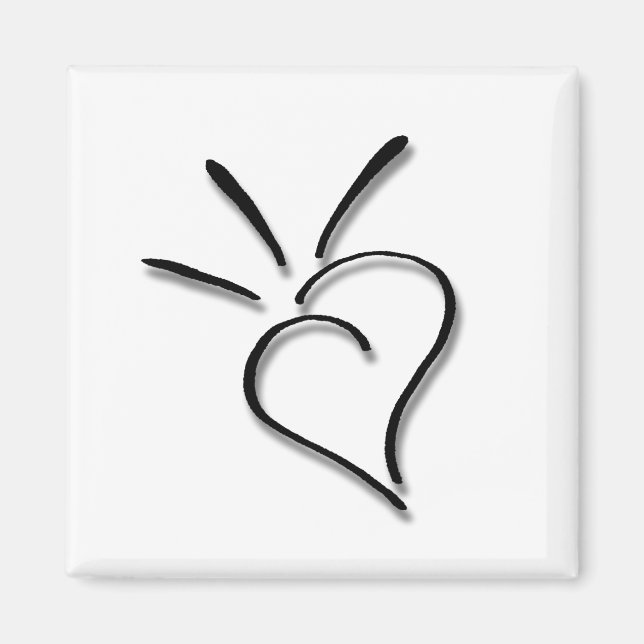 Íman Sass Heart por Designs Cussdum (Frente)