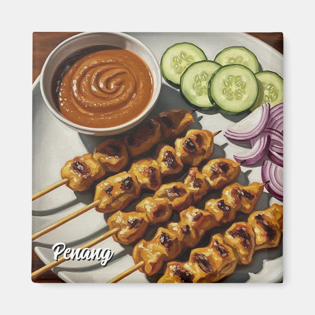 Íman Satay em Penang (Frente)