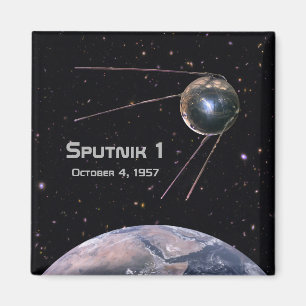 Íman Satélite de terra de Sputnik 1