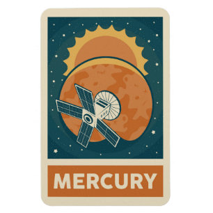 Íman Satélite Mercury Retro Galaxy