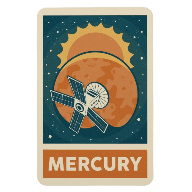 Íman Satélite Mercury Retro Galaxy (Vertical)
