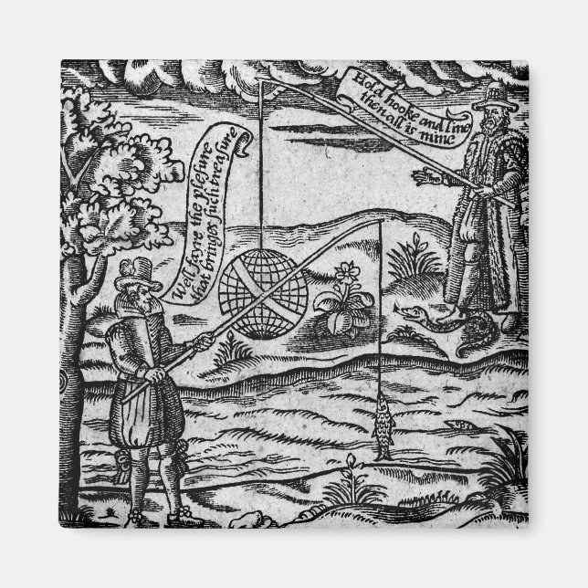 Íman Sátira da pesca, "Um Livro Roxburghe Ballads" (Frente)
