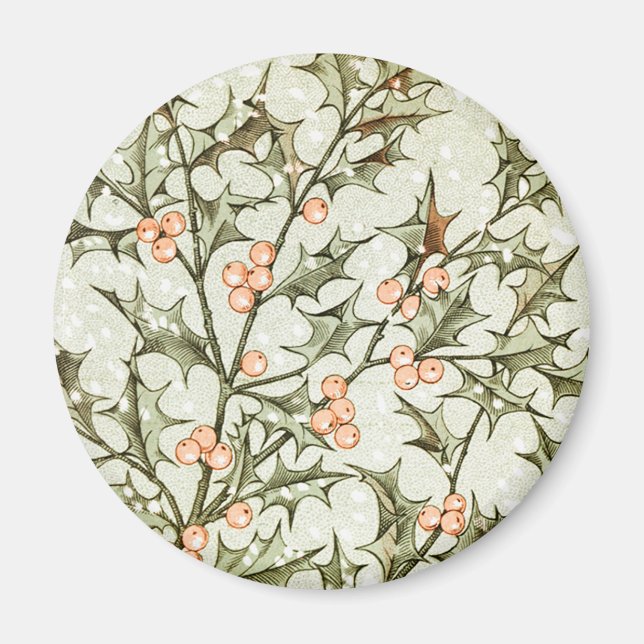 Íman Saudação Antiquada Bonito de Natal (Frente)