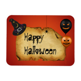 Íman Saudação de Bergaminho Antigo de Halloween