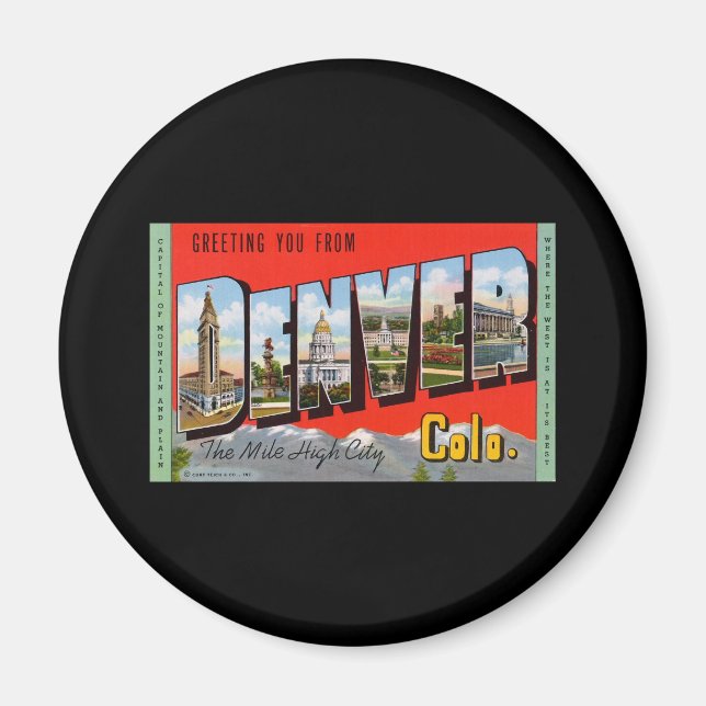 Íman Saudação de Denver Colordao (Frente)
