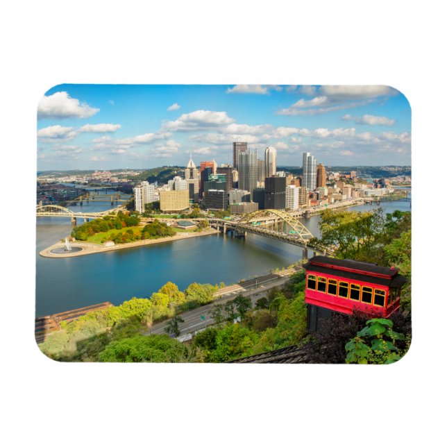 Íman Saudação De Pittsburgh PA Holiday (Horizontal)