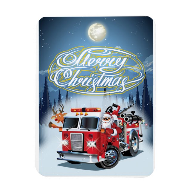 Íman Saudação do cartão de Natal (Vertical)