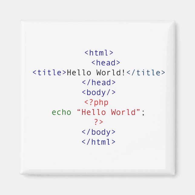 Íman Saudação do Geek php (Frente)