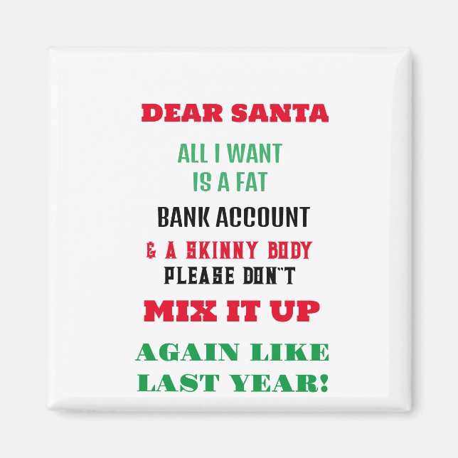 Íman Saudações ao Pai Natal e aos desejos (Frente)