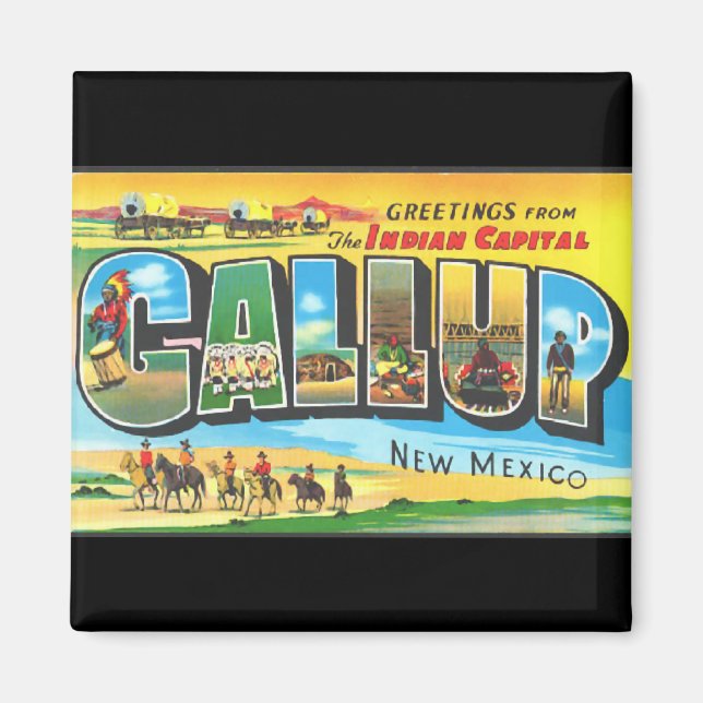 Íman Saudações da Gallup (Frente)