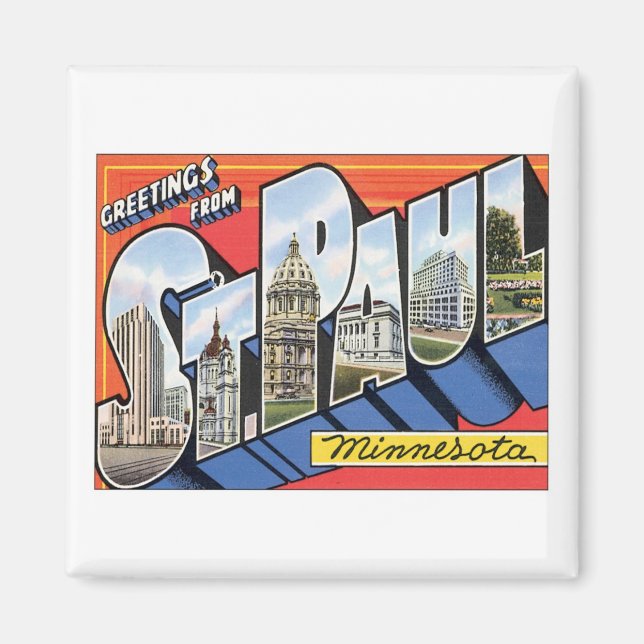 Íman Saudações Da Rua Paul Minnesota (Frente)