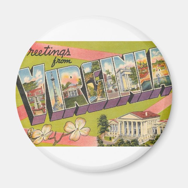 Íman Saudações Da Virgínia (Frente)