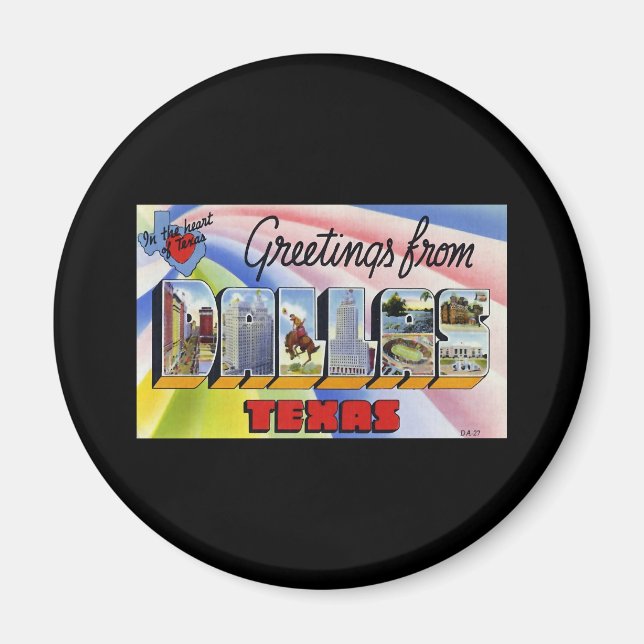 Íman Saudações de Dallas Texas (Frente)