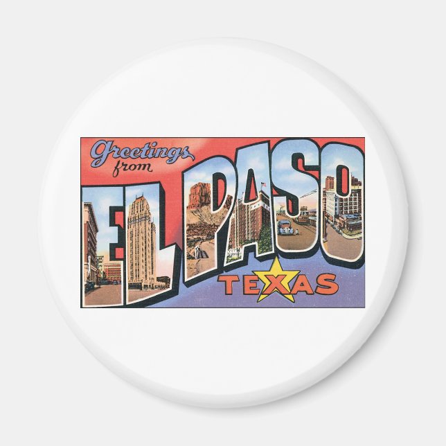 Íman Saudações de El Paso, Texas! (Frente)