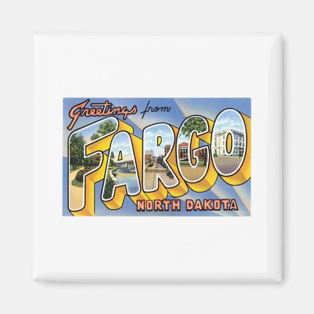 Íman Saudações de Fargo, Dakota do Norte (Frente)