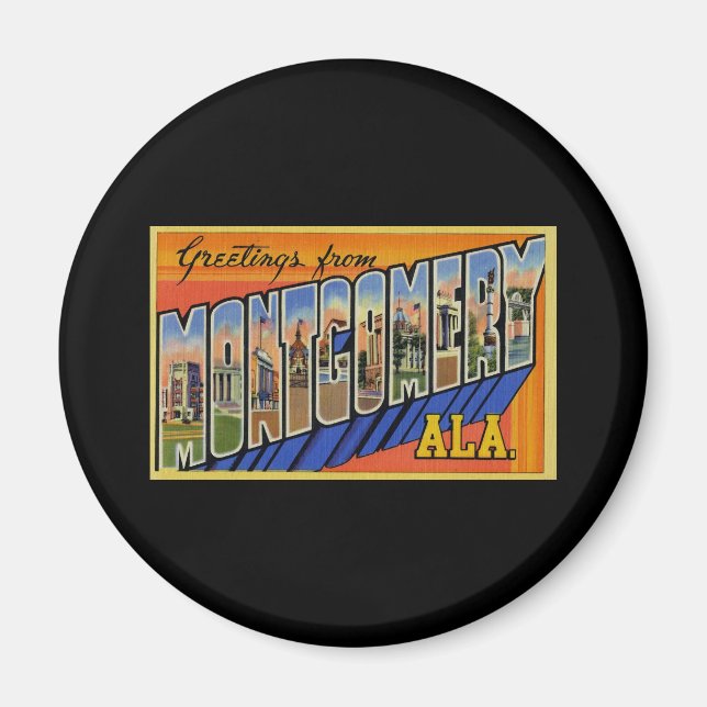 Íman Saudações de Montgomery Alabama (Frente)