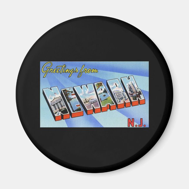 Íman Saudações de Newark New Jersey (Frente)