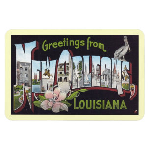 Íman Saudações de Nova Orleans, Posto Vintage da Loui