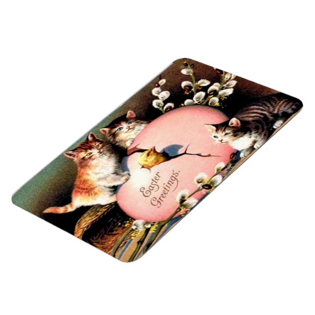 Íman Saudações de Páscoa Vintage (Left Side)