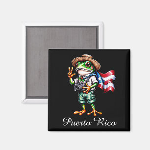 Íman Saudações de Porto Rico Sapo Coqui Boricua